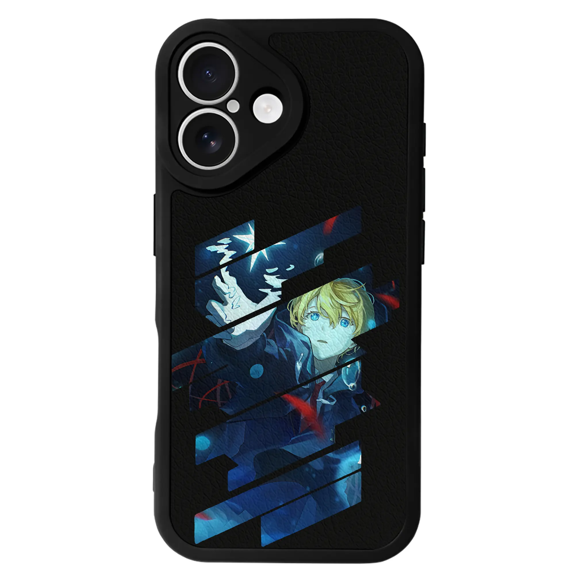 推しの子 グッズ,星野アクア - IPhone 16シリーズ対応 ・ シリコンスマホケース ・ レザー調 ・ 高精度フィット ・ 耐衝撃 ・ ワイヤレス充電対応 ・ 精密カット